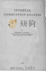 INTERNAL COMBUSTION ENGINES FIFTH EDITION THIRD IMPRESSION（1939 PDF版）