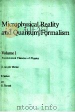 MICROPHYSICAL REALITY AND QUANTUM FORMALISM VOLUME 1     PDF电子版封面  9027726833  A.VAN DER MERWE F.SELLERI AND 