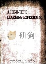 A HIGH-TECH LEARNING EXPERIENCE     PDF电子版封面     