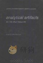 ANALYTICAL ARTIFACTS     PDF电子版封面  0444871586  BRIAN S.MIDDLEDITCH 