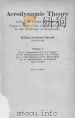 AERODYNAMIC THEORY VOLUME Ⅰ（ PDF版）
