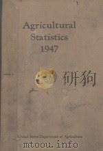 AGRICULTURAL STATISTICS 1947   1948  PDF电子版封面     