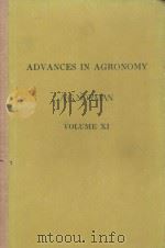 ADVANCES IN AGRONOMY VOLUME Ⅺ   1959  PDF电子版封面    A.G.NORMAN 