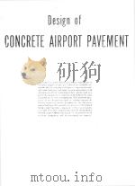 DESIGN OF CONCRETE AIRPORT PAVEMENT     PDF电子版封面     