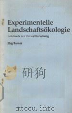 EXPERIMENTELLE LANDSCHAFTSOKOLOGIE     PDF电子版封面    JORG BARNER 