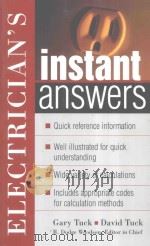 ELECTRICIAN'S INSTANT ANSWERS     PDF电子版封面  0071402039  DAVID TUCK AND GARY TUCK 