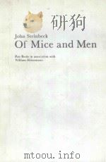 OF MICE AND MEN     PDF电子版封面    JOHN STEINBECK 