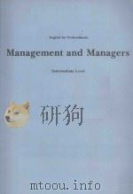 ENGLISH FOR PROFESSIONALS:MANAGEMENT AND MANAGERS INTERMEDIATE LEVEL     PDF电子版封面    ELEANOR LANDER 