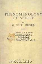 PHENOMENOLOGY OF SPIRIT     PDF电子版封面  0198245300  G.W.F.HEGEL 
