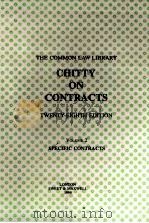 CHITTY ON CONTRACTS TWENTY-EIGHTH EDITION VOLUME 2 CHAPTER 32-37     PDF电子版封面     