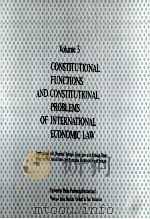 CONSTITUTIONAL FUNCTIONS AND CONSTITUTIONAL PROBLEMS OF INTERNATIONAL ECONOMIC LAW   1991  PDF电子版封面  2827105330  DR.ERNST-ULRICH PETERSMANN 