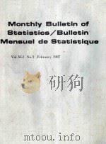 Monthly Bulletin of Statistics/Bulletin Mensuel de Statistique Vol.XLl No.2 February 1987（ PDF版）