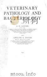 VETERINARY PATHOLOGY AND BACTERIOLOGY（1932 PDF版）
