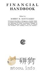 FINANCIAL HANDBOOK   1925  PDF电子版封面    ROBERT H.MONTGOMERY 