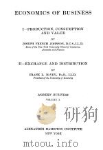 MODERN BUSINESS VOLUME 2 ECONOMICS OF BUSINESS   1917  PDF电子版封面     