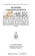 CONTENTS BUSINESS CORRESPONDENCE VOLUME Ⅲ（1922 PDF版）