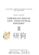 AMERICAN SOCIAL AND INDUSTRIAL HISTORY   1923  PDF电子版封面     