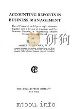 ACCOUNTING REPORTSIN BUSINESS MANAGEMENT（1928 PDF版）