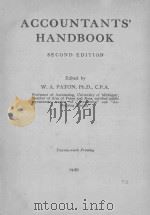 ACCOUNTANTS‘ HANDBOOK SECOND EDITION（1937 PDF版）