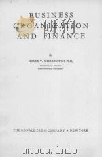 BUSINESS ORGANIZATION AND FINANCE（1948 PDF版）