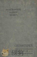 COTTON AND LINEN   1922  PDF电子版封面    ELIZA B.THOMPSON 