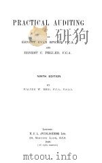 PRACTICAL AUDITING NINTH EDITION   1949  PDF电子版封面    ERNEST EVAN SPICER AND ERNEST 