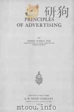 PRINCIPLES OF ADVERTISING（1923 PDF版）