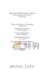 BUSINESS MANAGEMENT SERIES PRODUCTION MANAGEMENT 2（1922 PDF版）