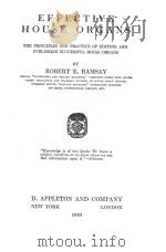 EFFECTIVE HOUSE ORGANS   1920  PDF电子版封面    ROBERT E.RAMSAY 