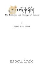 STOWAGE:THE PROPERTIES AND STOWAGE OF CARGOES（ PDF版）