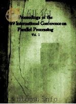 PROCEEDINGS OF THE 1989 INTERNATIONAL CONFERENCE ON PARALLEL PROCESSING  VOL.1  ARCHITECTURE（1989 PDF版）