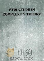 PROCEEDINGS STRUCTURE IN COMPLEXITY THEORY：THIRD ANNUAL CONFERENCE（1988 PDF版）