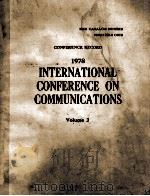 CONFERENCE RECORD 1978 INTERNATIONAL CONFERENCE ON COMMUNICATIONS  VOLUME 3 OF THREE VOLUMES（1978 PDF版）