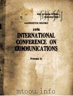 CONFERENCE RECORD 1978 INTERNATIONAL CONFERENCE ON COMMUNICATIONS  VOLUME 2 OF THREE VOLUMES（1978 PDF版）