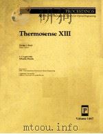 THERMOSENSE 13   1991  PDF电子版封面  0819405760  GEORGE S.BAIRD 