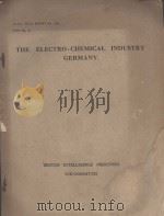 THE ELECTRO-CHEMICAL INDUSTRY GERMANY     PDF电子版封面    C.E.BOWEN 