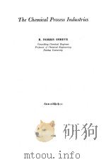 THE CHEMICAL PROCESS INDUSTRIES SECOND EDITION（1956 PDF版）