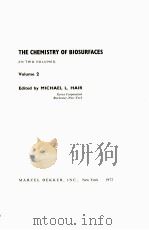 THE CHEMISTRY OF BIOSURFACES  VOLUME 2（1972 PDF版）