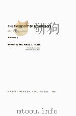 THE CHEMISTRY OF BIOSURFACES  VOLUME 1（1971 PDF版）