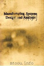 Manufacturing Systems Design and Analysis（ PDF版）