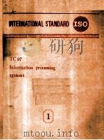 INTERNATIONAL STANDARD ISO TC97 Information processing systems（1983 PDF版）
