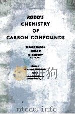 RODD'S CHEMISTRY OF CARBON COMPOUNDS  SECOND EDITION     PDF电子版封面    S.COFFEY 