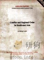 Conflict and Regional Order In South-east Asia（1980 PDF版）