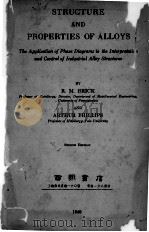 STRUCTURE AND PROPERTIES OF ALLOYS SECOND EDITION（1949 PDF版）