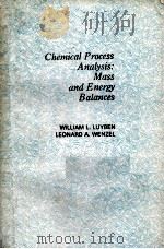 Chemical Process Analysis: Mass and Energy Balances（ PDF版）