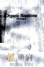 Organic Reactions  VOLUME 39     PDF电子版封面  0471526320   