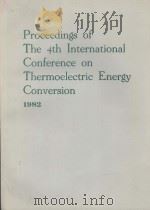 Proceedings of The 4th International Conference on Thermoelectric Energy Conversion 1982（ PDF版）
