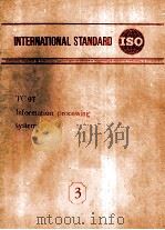 INTERNATIONAL STANDARD TC97-3  INFORMATION PROCESSING SYSTEMS     PDF电子版封面     
