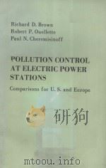 POLLUTION CONTROL AT ELECTRIC POWER STATIONS  COMPARISONS FOR U.S. AND EUROPE     PDF电子版封面  0250406187  RICHARD D.BROWN  ROBERT P.OUEL 
