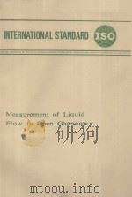 INTERNATIONAL STANDARD ISO Measurement of Liquid Flow in Open Channels     PDF电子版封面     